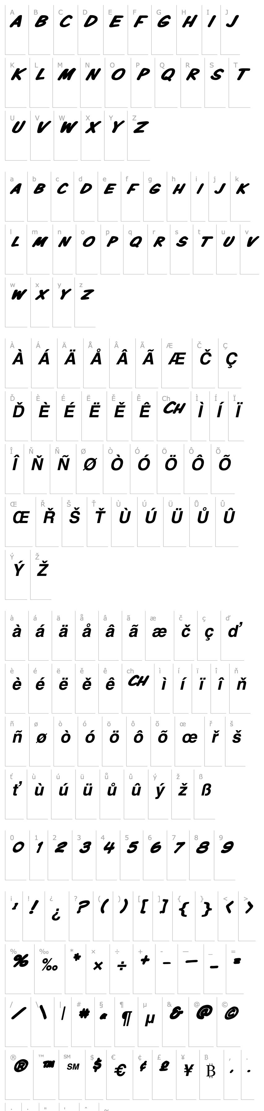 Overview VTCKomixationSCBoldItalic