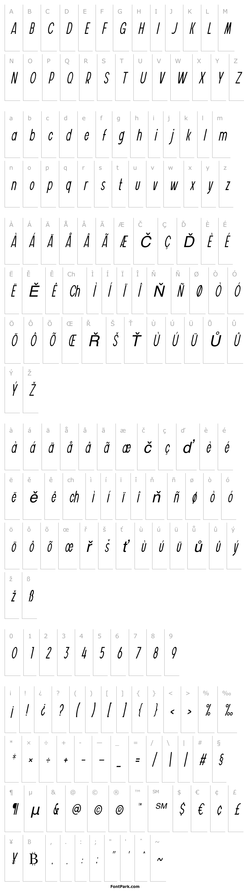 Overview Vuldo Italic