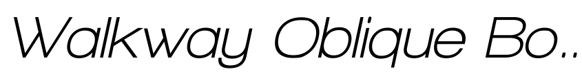 Preview Walkway Oblique Bold
