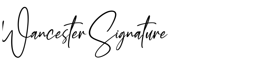 Preview Wancester Signature