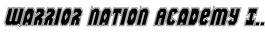 Preview Warrior Nation Academy Italic
