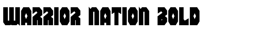 Preview Warrior Nation Bold