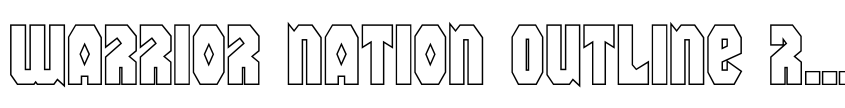 Preview Warrior Nation Outline Regular
