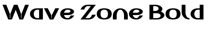 Preview Wave Zone Bold
