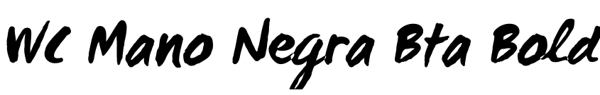 Preview WC Mano Negra Bta Bold