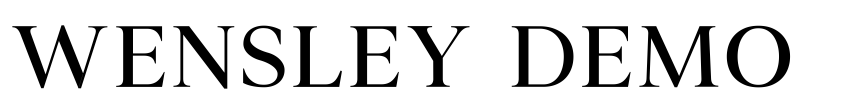 Font Wensley Demo by Faraz Ahmad