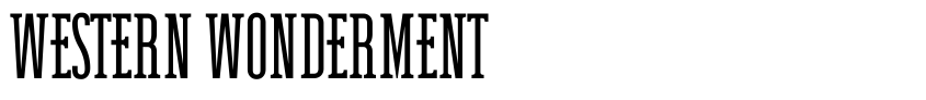 Preview Western Wonderment