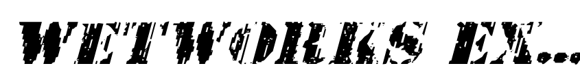 Preview Wetworks Expanded Italic