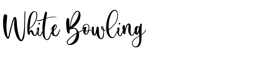 Preview White Bowling