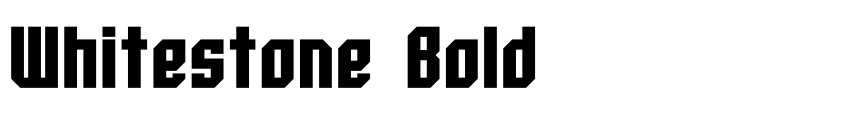 Preview Whitestone Bold