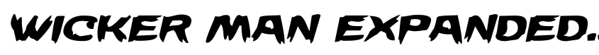 Preview Wicker Man Expanded Italic