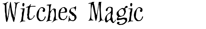 Font Witches Magic by SpideRaY