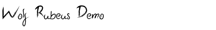 Preview Wolf Rubeus Demo
