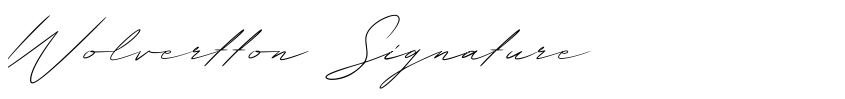 Preview Wolvertton Signature