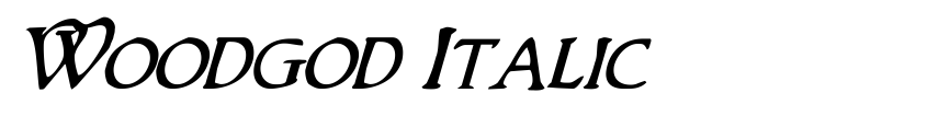 Preview Woodgod Italic
