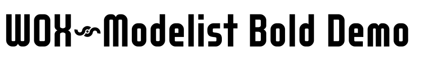 Preview WOX~Modelist Bold Demo