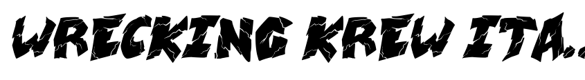 Preview wrecking krew Italic