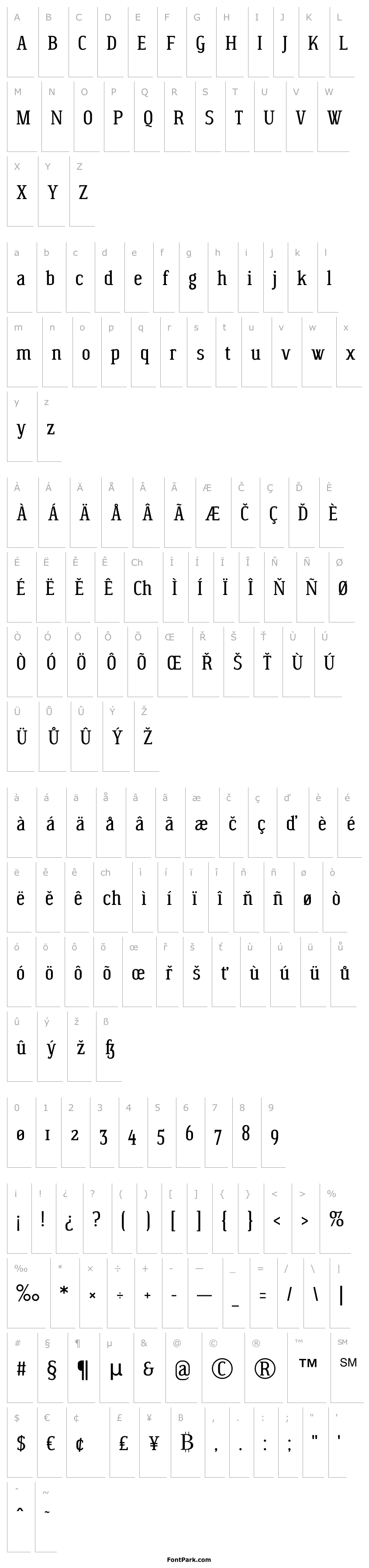 Overview Wagashi Serif