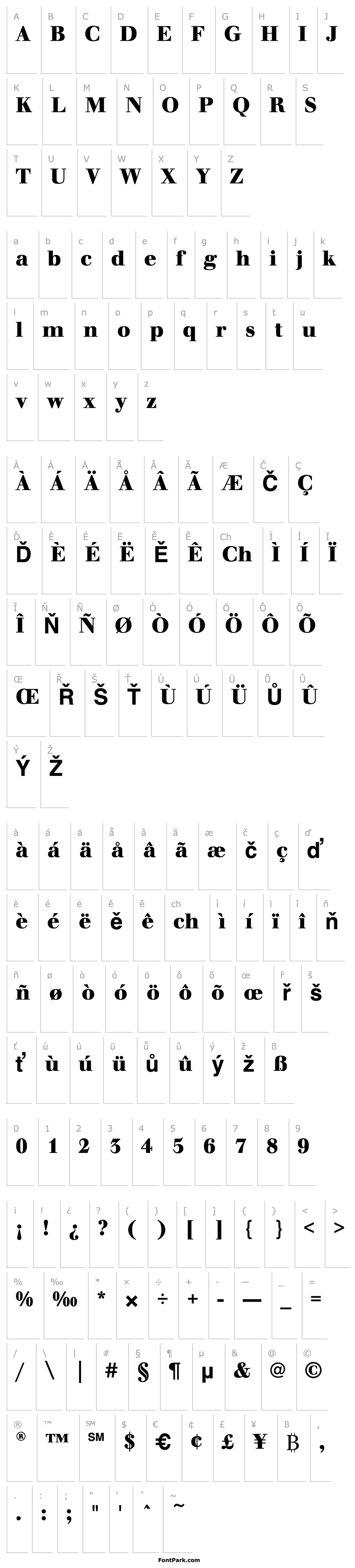 Overview WalbaumEF-Bold