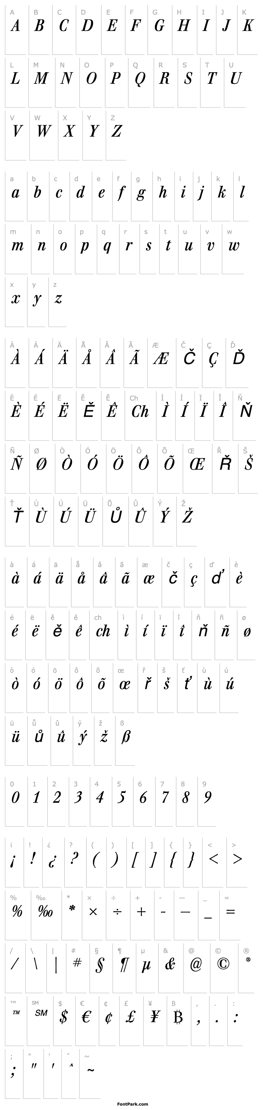 Overview Walburn Italic