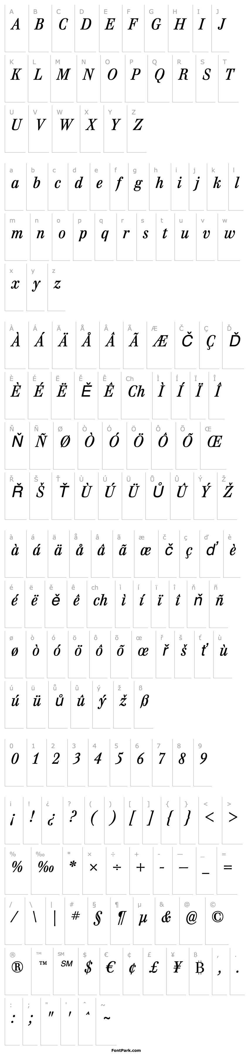 Overview WalburnText Italic