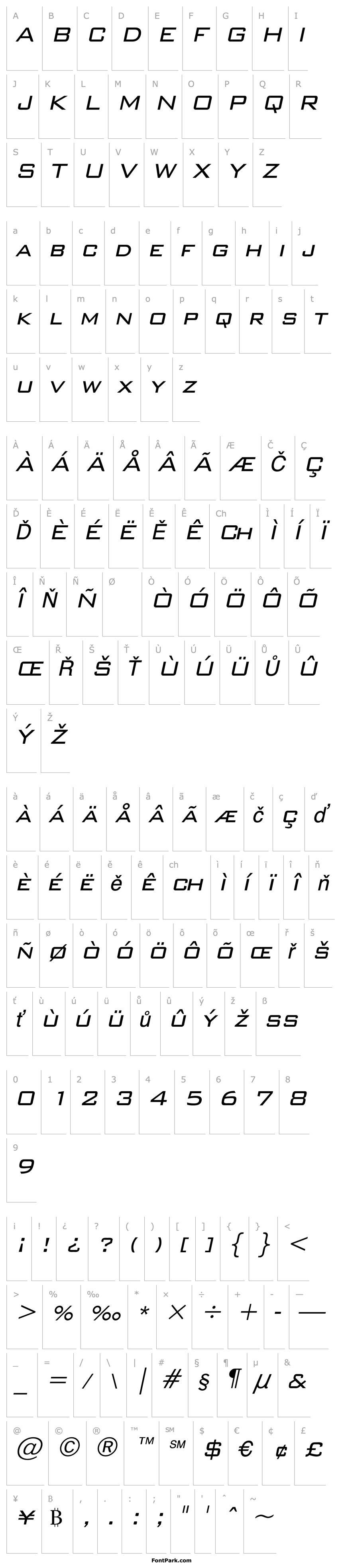 Overview WallStreet Italic