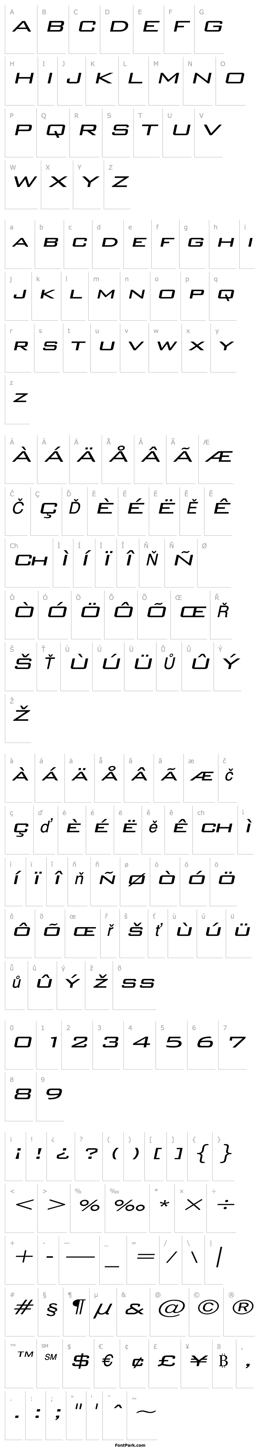 Overview WallStreetExtended Italic