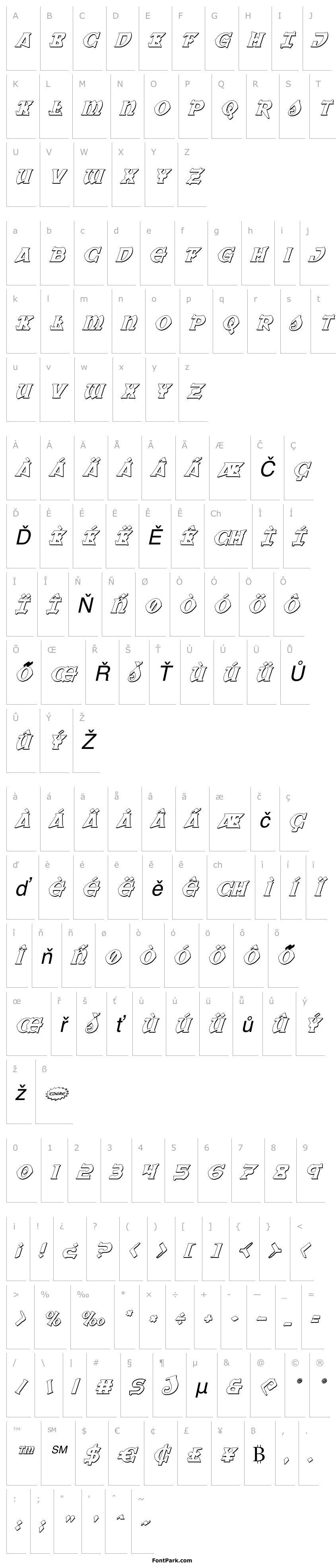 Overview War Priest 3D Italic
