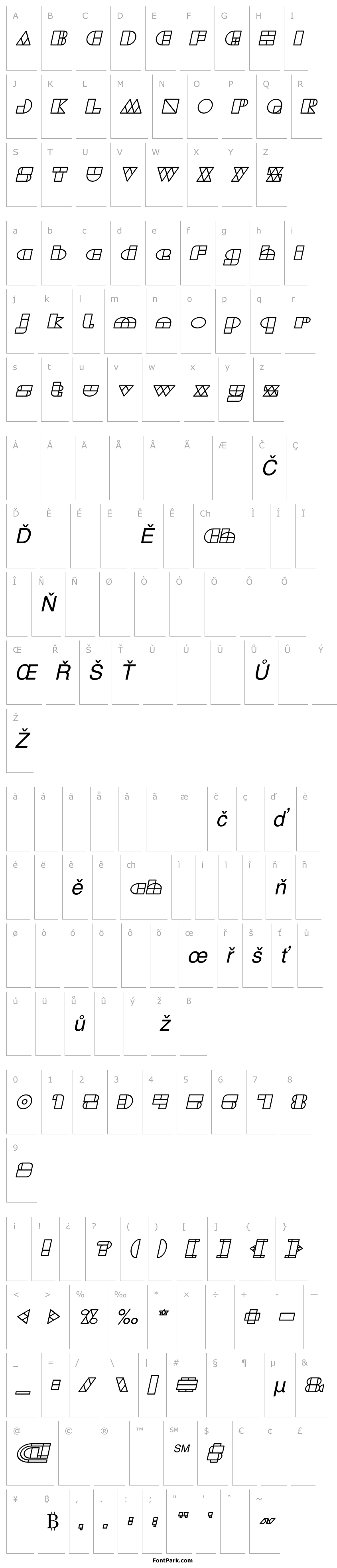 Přehled WAREHOUSE PROJECT Italic