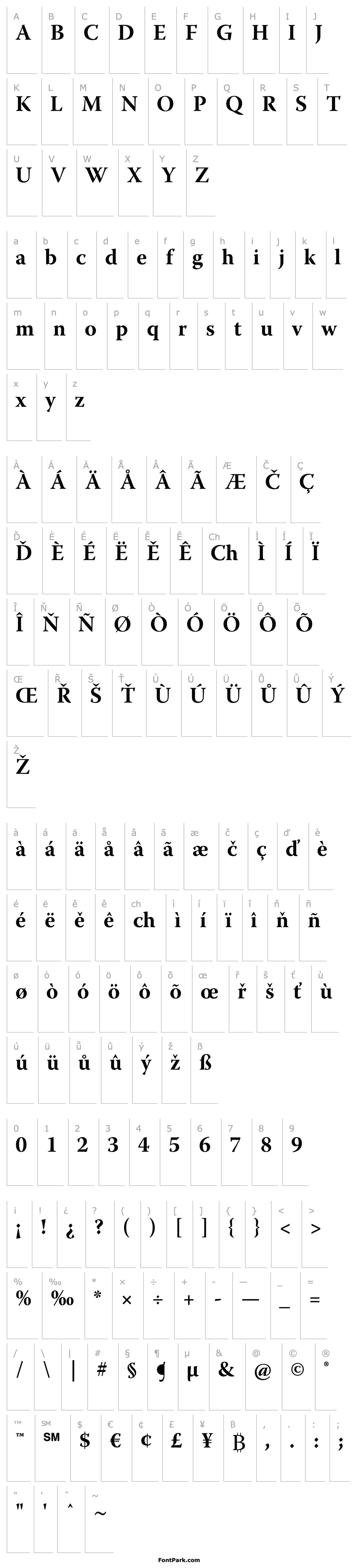 Overview WarnockPro-BoldSubh