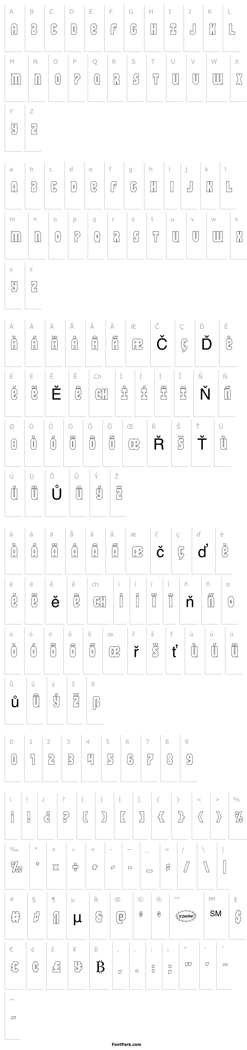 Přehled Warrior Nation Outline Regular
