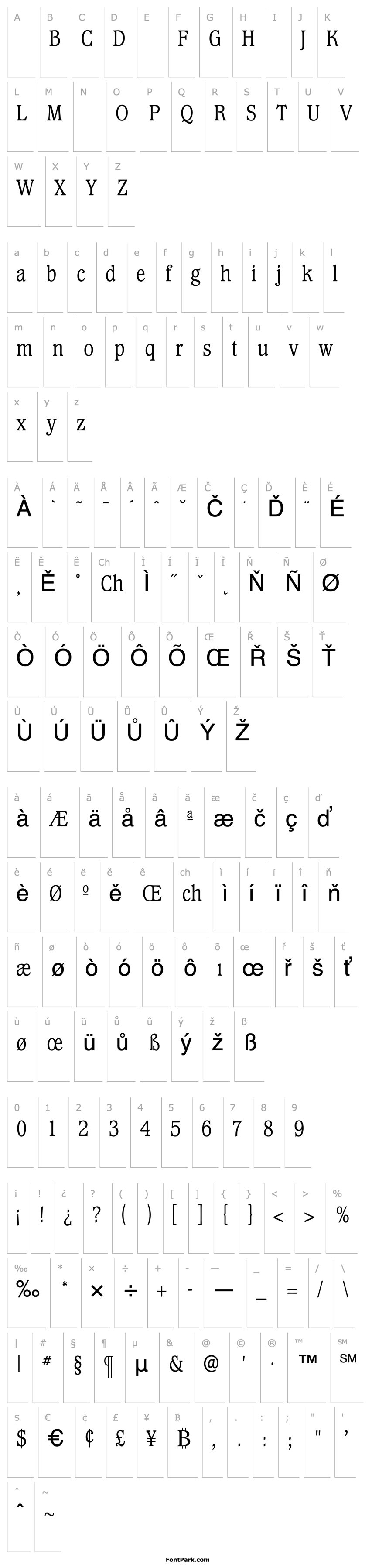 Overview WaverlyLightCondensed