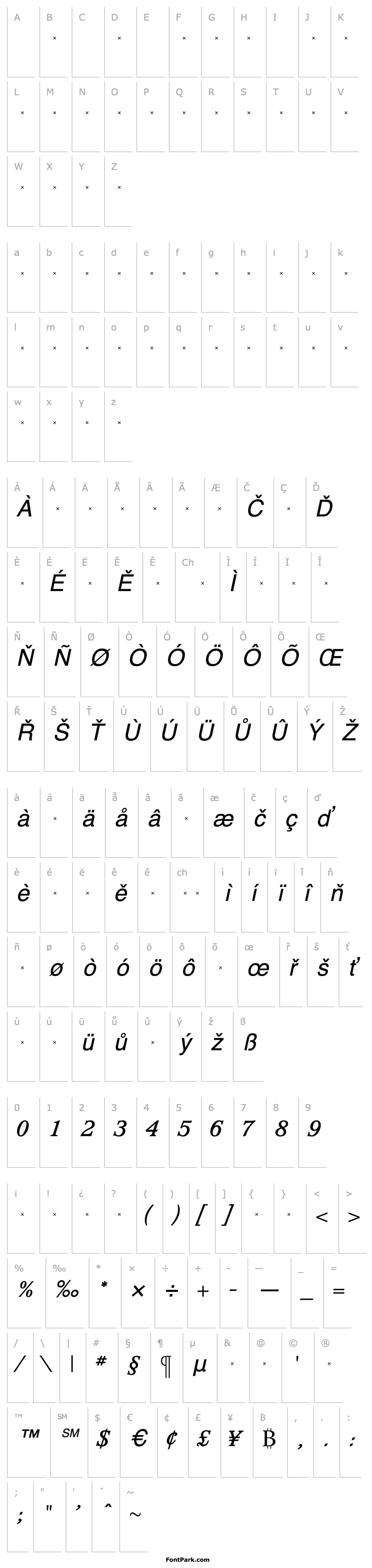 Overview WaverlyMediumItalicTab