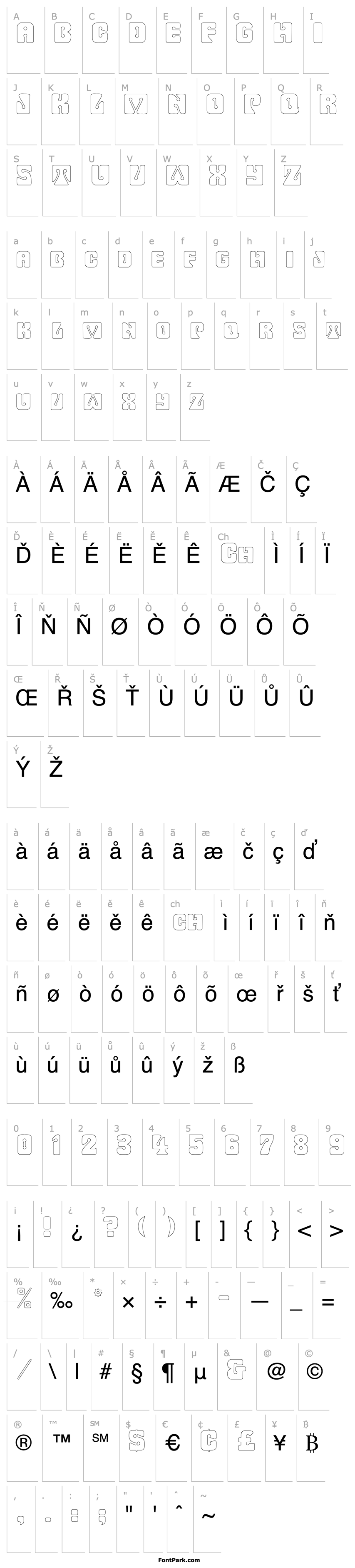 Přehled WavyOrnamentalOutline