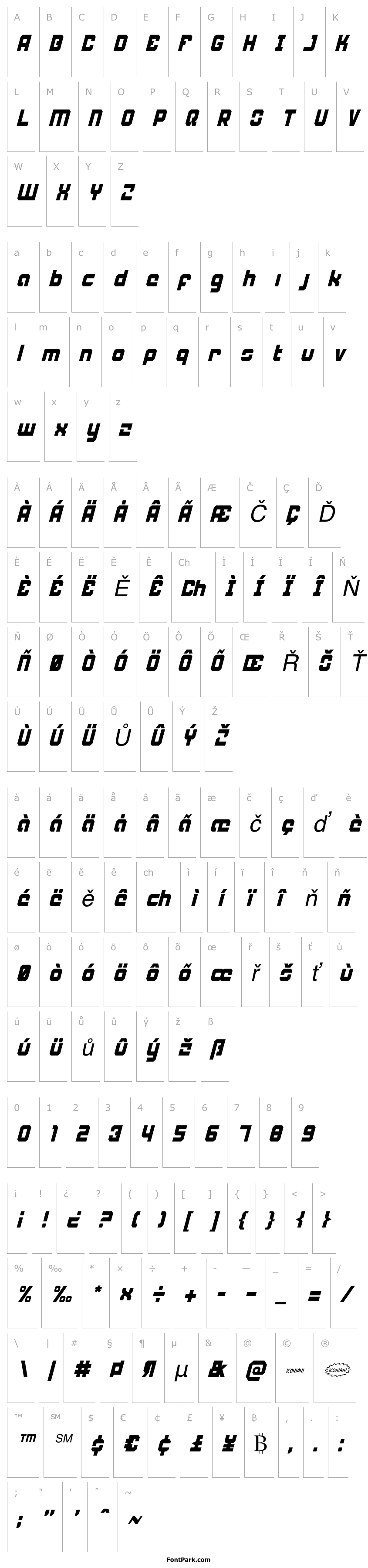 Overview Weaponeer Condensed Italic