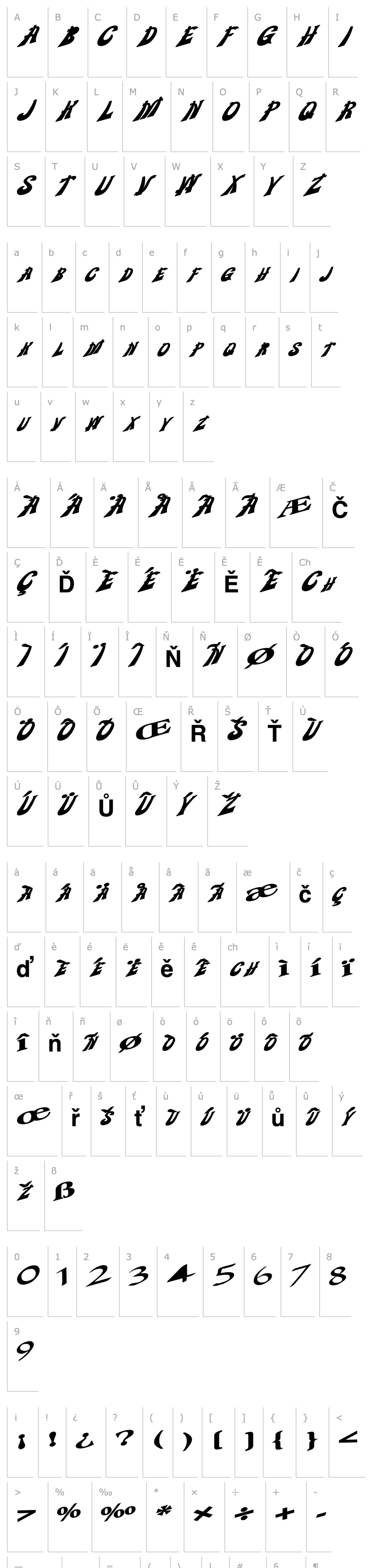 Přehled WeighAnchorFont68 Bold