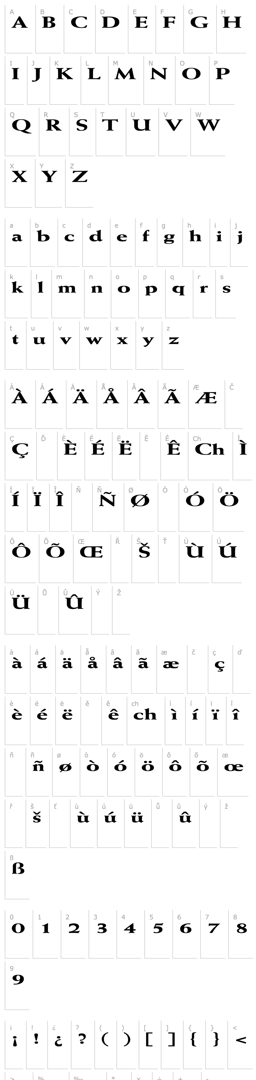 Overview Weiss-ExtraBold Ex