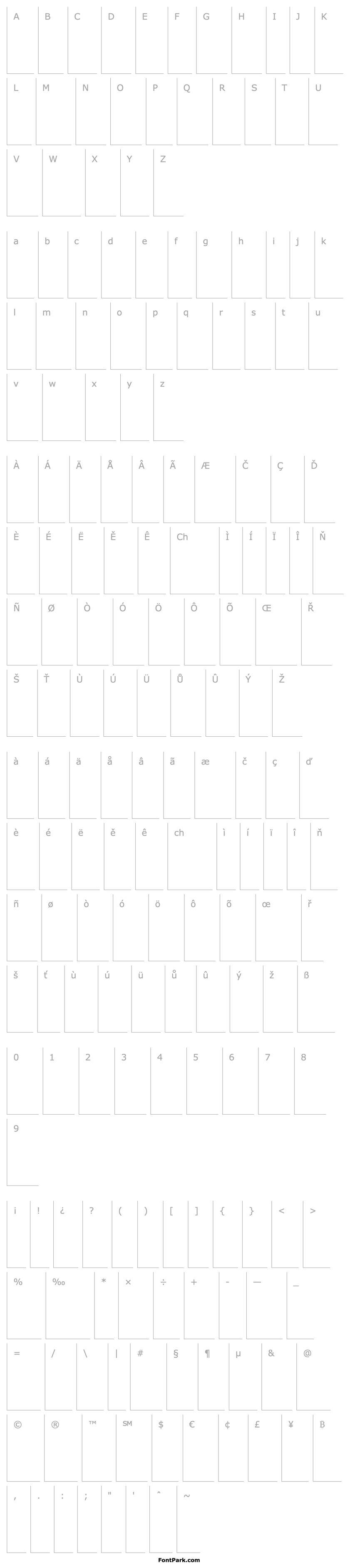 Overview Weiss Initialen Alternates