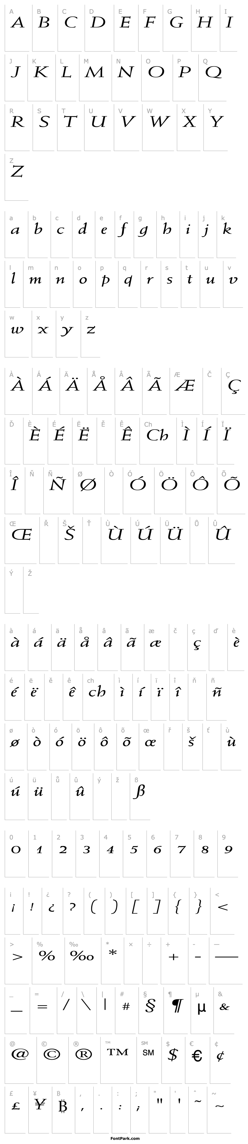 Overview Weiss-Italic Ex