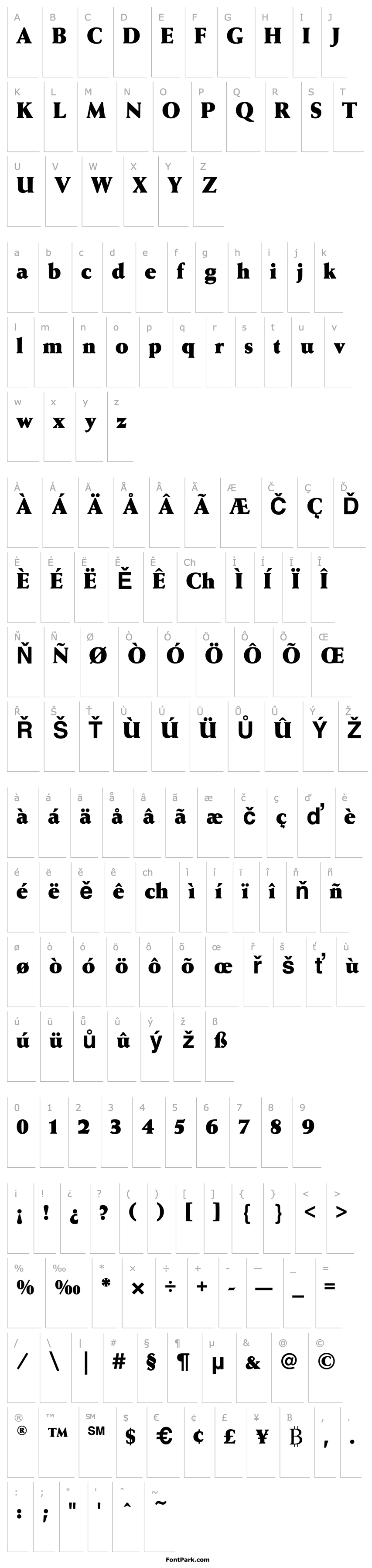 Overview WeissAntiquaEF-ExBold