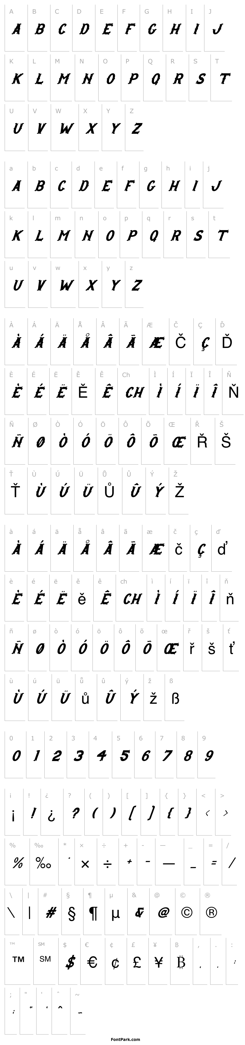 Přehled West Thistle Italic