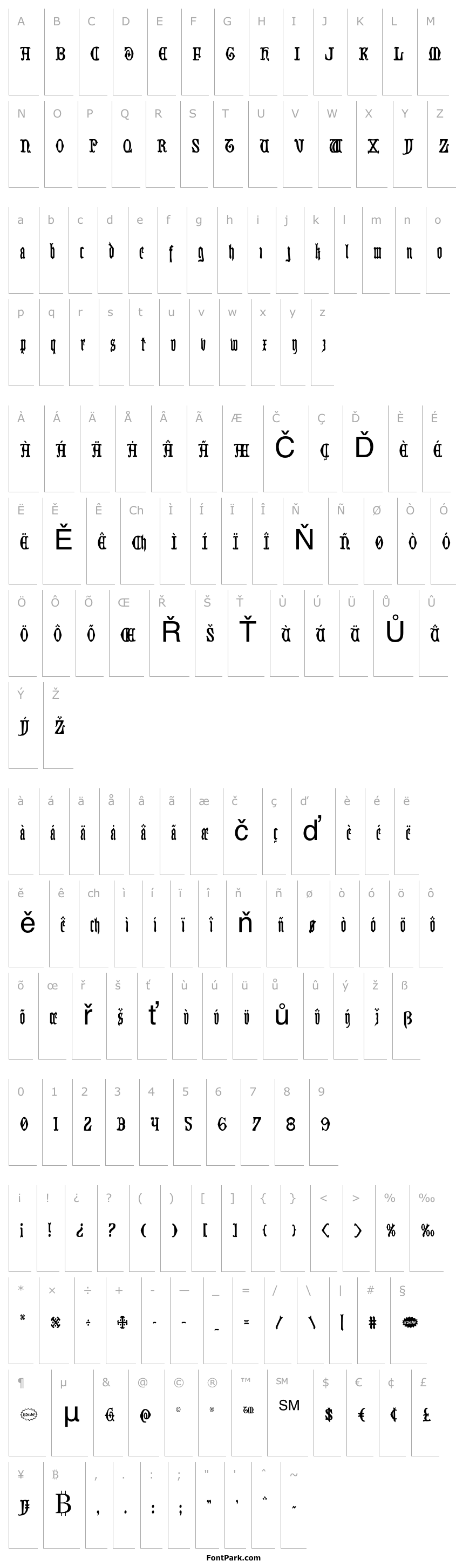 Přehled Westdelphia Condensed