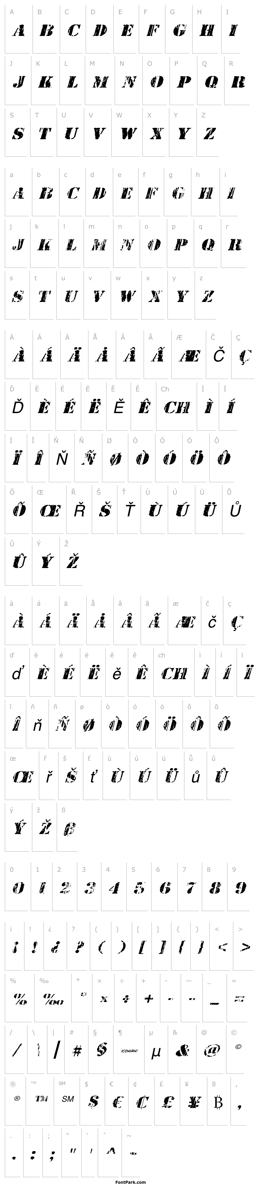 Overview Wetworks Expanded Italic