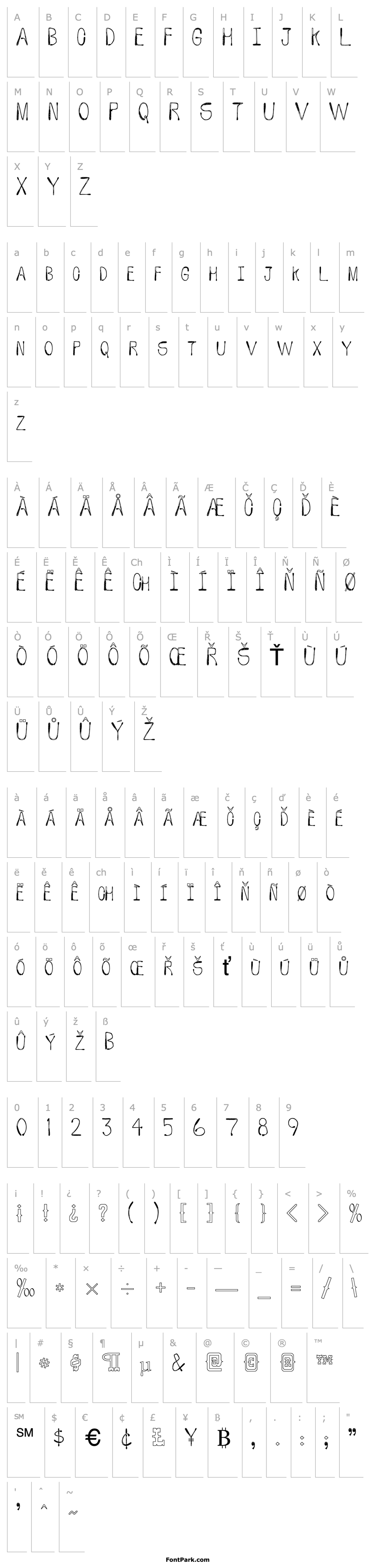 Přehled WHIP FONT