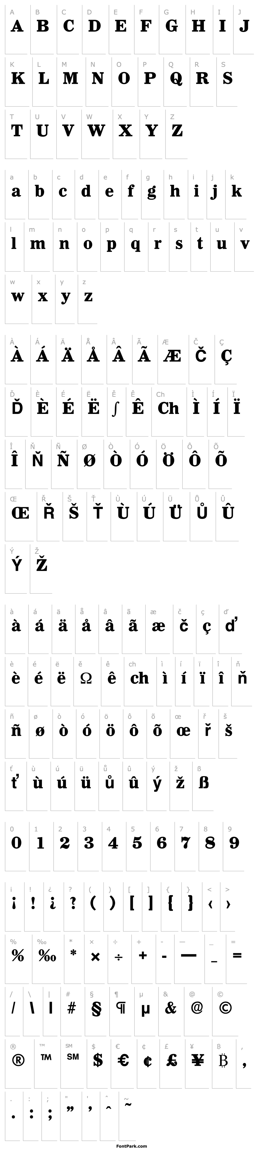 Přehled Wichita-Serial-ExtraBold-Regular