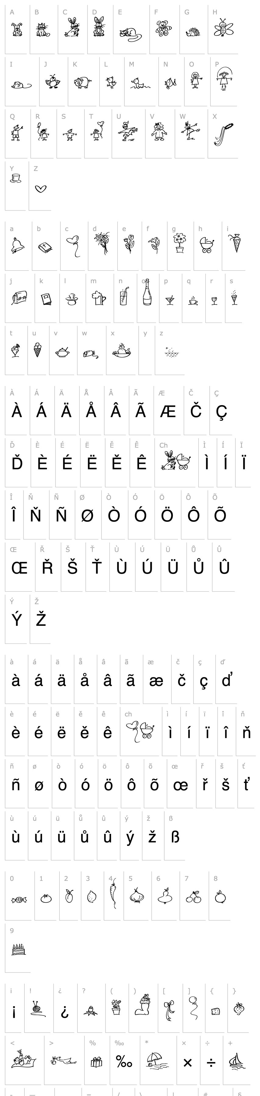 Přehled WiesbadenSwingDingbats