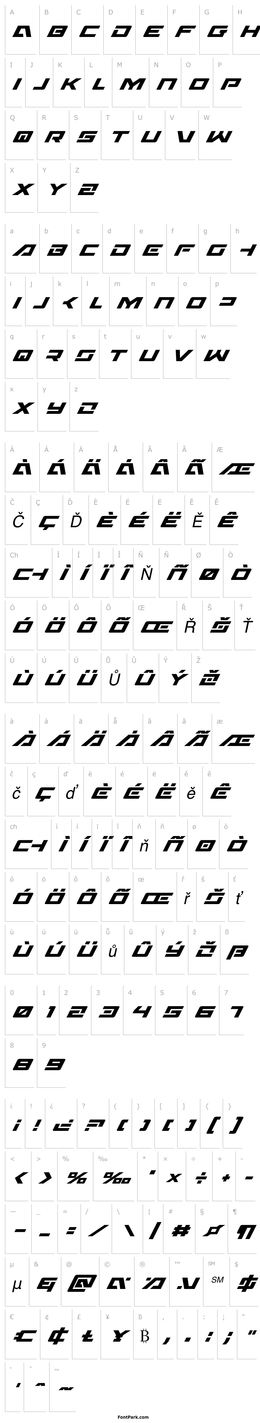 Přehled Wildcard Super-Italic