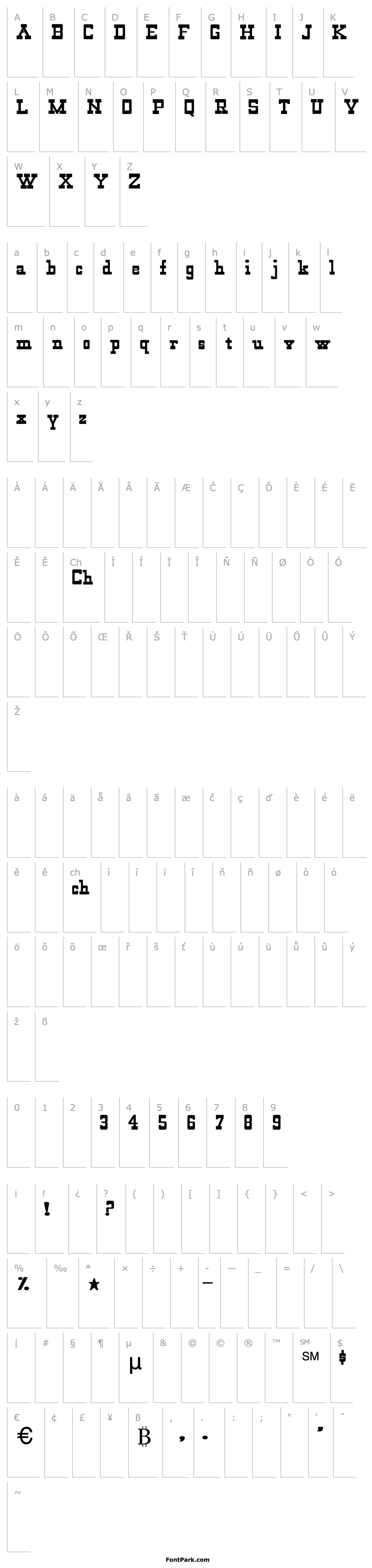 Overview WildWest-Normal Bold