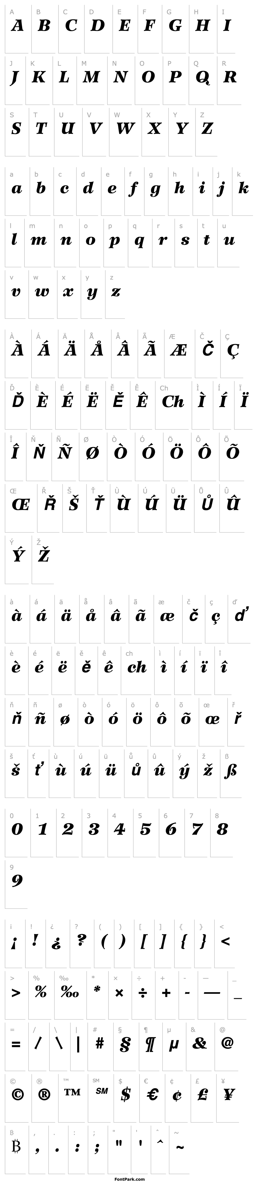 Overview Wilke-BlackItalic
