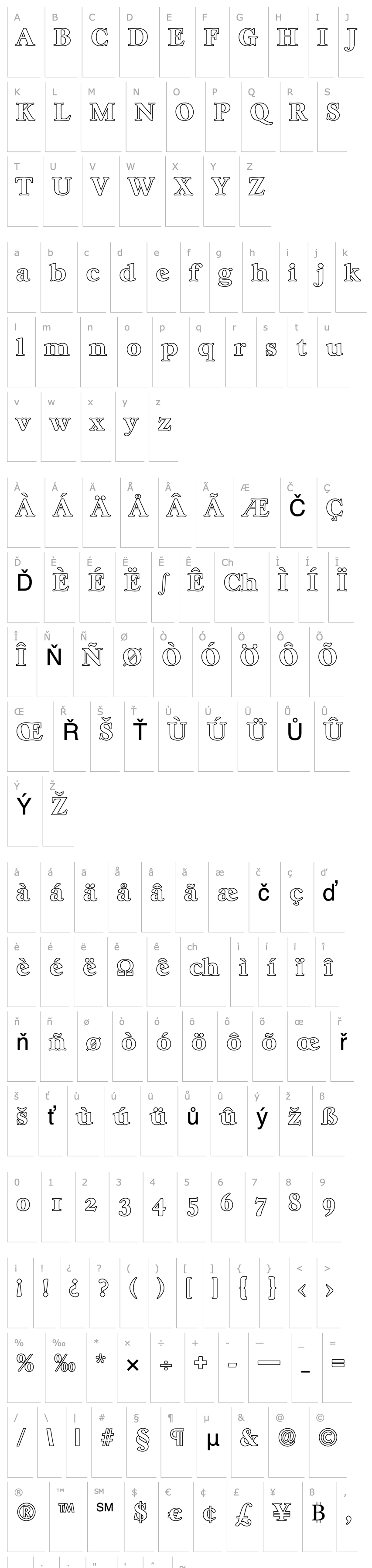 Přehled WilliamBeckerOutline-ExtraBold